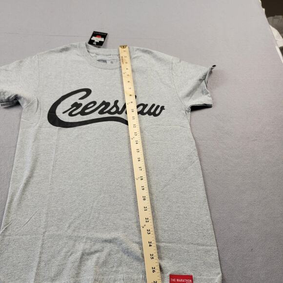 The Marathon Clothing Shirt Mens Small Gray Crenshaw Script Graphic TMC Crewneck - Picture 9 of 9